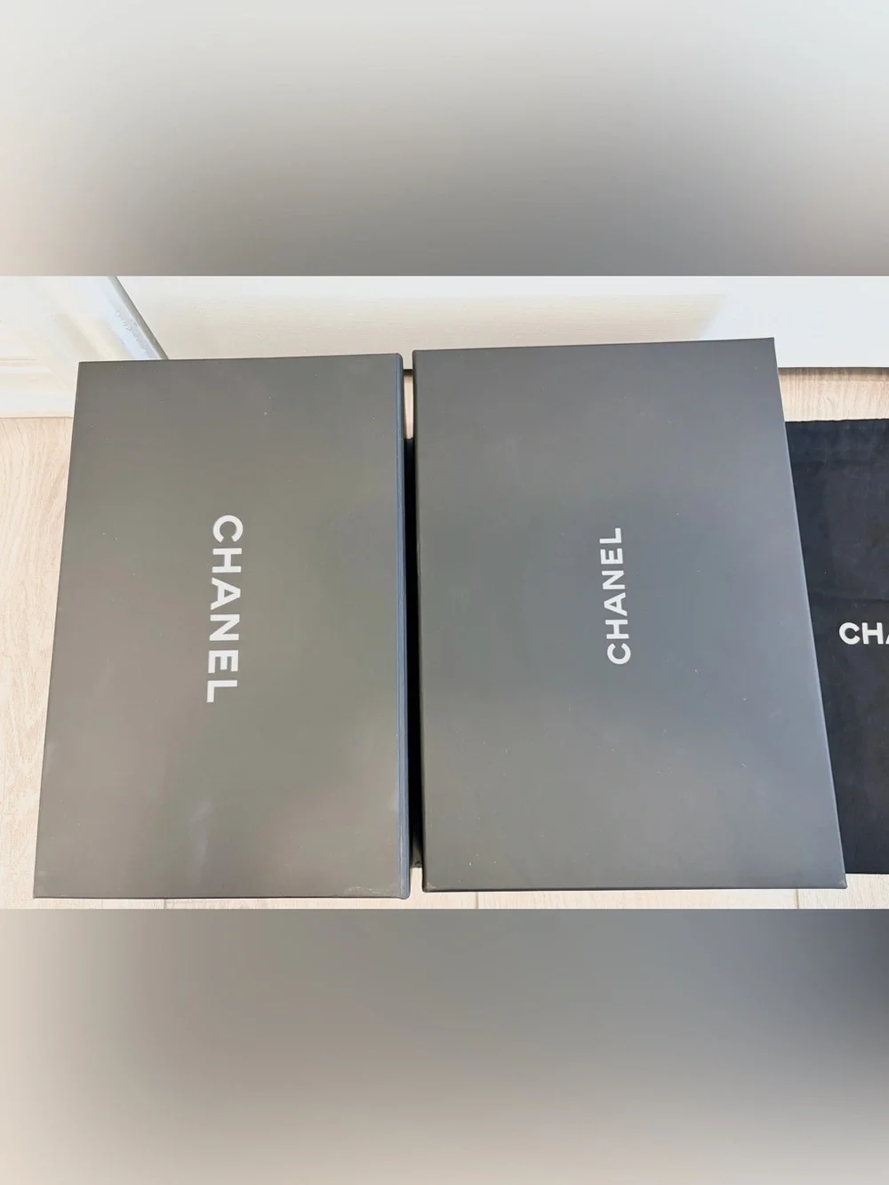 Authentic CHANEL 6 PIECES Bundle 4 Boxes + 2 Small Dust Bags & Accessories